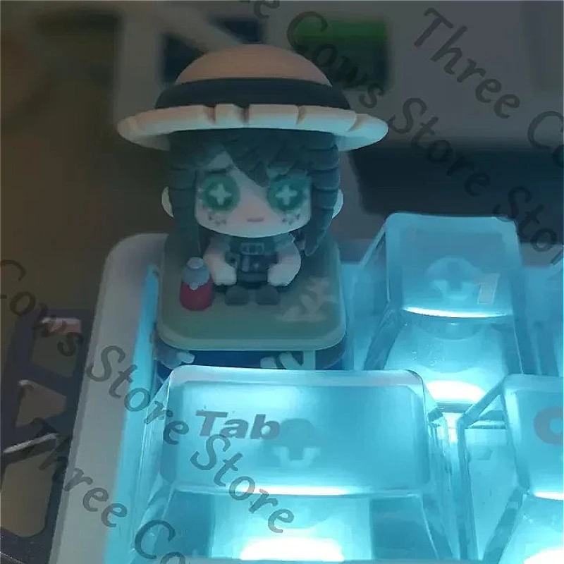 

Anime Identity Ⅴ Gardener Emma Woods Eli Clark Seer Cosplay Cartoon Keycap Accessories Keyboard Cap Original Keycaps Model Gift