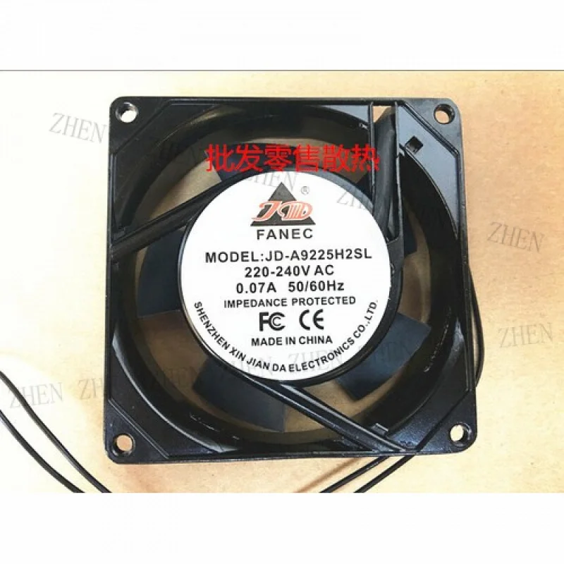 

Y 1PC FOR FANEC JD-A9225H2SL 220-240V 0.07A 9025 9CM cabinet cooling fan *