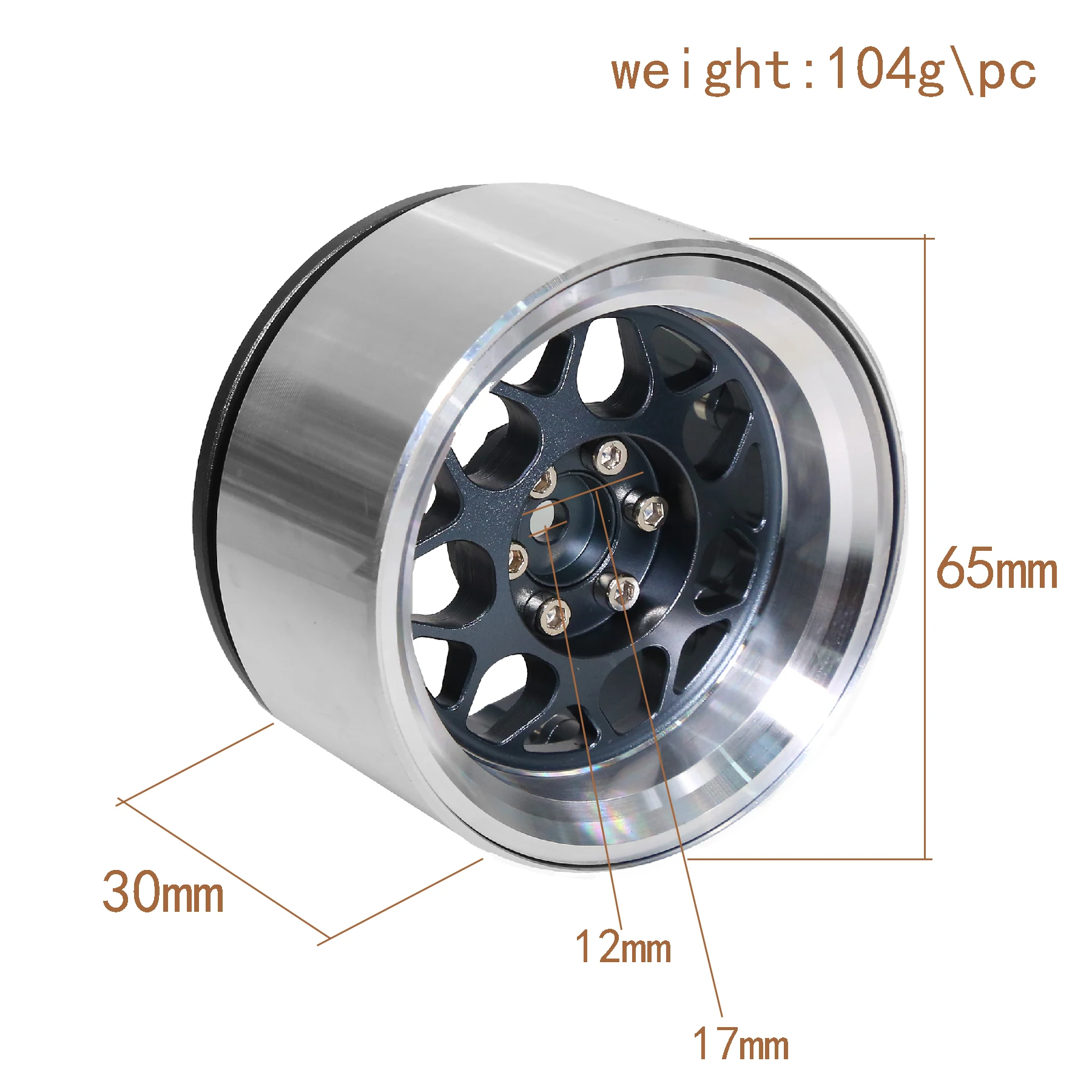 RC 122g CNC aluminium 2.2 \