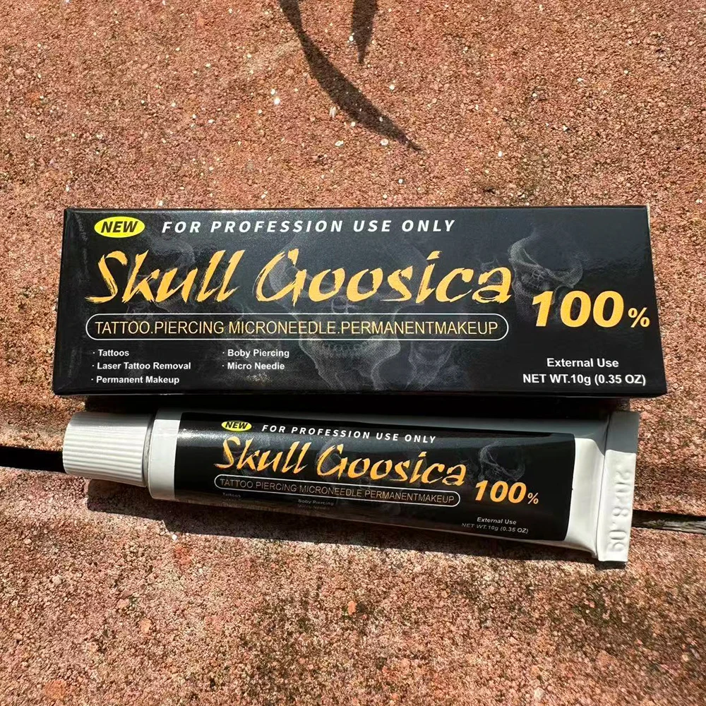 

100% Skull Goosica tattoo cream for eyebrow lips eyeliner 10g