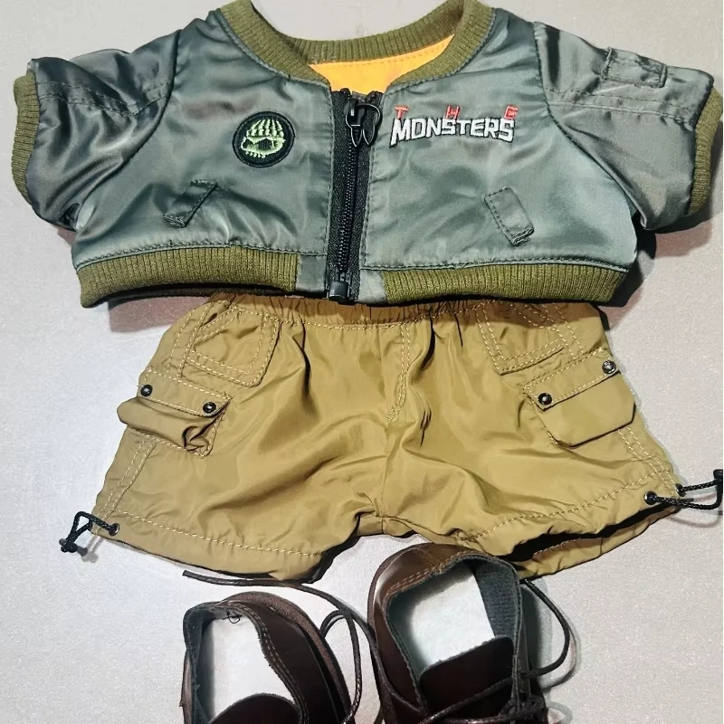 ชุดนักบินสำหรับตุ๊กตา Labubu ขนาด 38 ซม. ชุดนักบินสำหรับตุ๊กตา Zimomo Jump For Joy ชุดเครื่องแบบนักบินสุดเท่ อุปกรณ์เสริมสำหรับตุ๊กตา จัดส่งรวดเร็ว