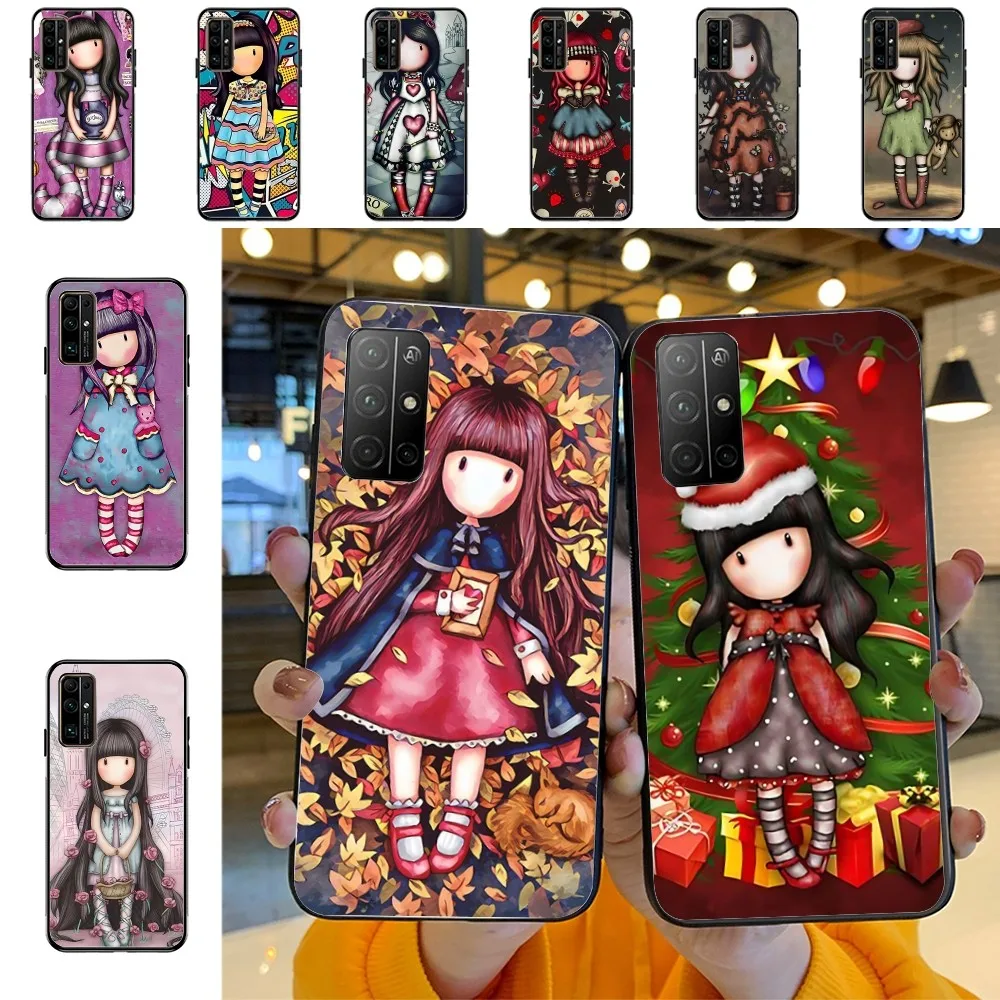 Cute Cartoon Girl Kid Santoro_gorjuss Phone Case For Huawei Honor 10 Lite 9 20 7A 9X 30 50 60 70 Pro Plus Soft Silicone Cover