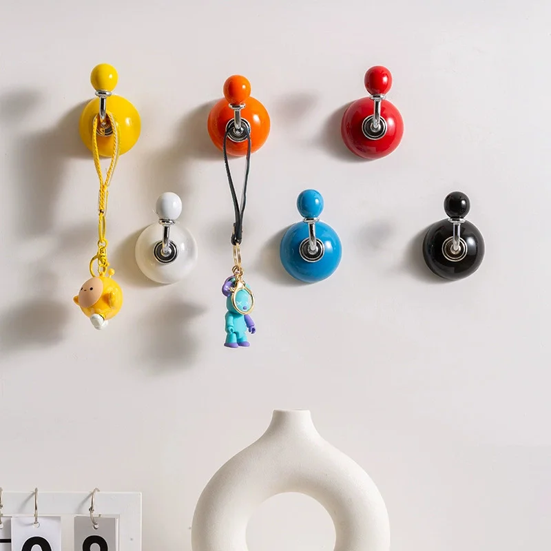 Crochets adhésifs pour perceuse murale, multi-usage pour cuisine, salle de bain-métal céramique Durable, idéal pour les vêtements et les chapeaux 1 pièce