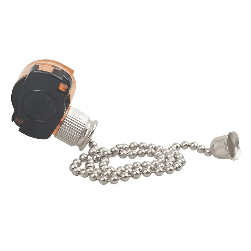 F-T E87438 팬 램프 스위치 2팩 전기 풀 체인 스위치 벽 램프, 캐비닛 조명 등용