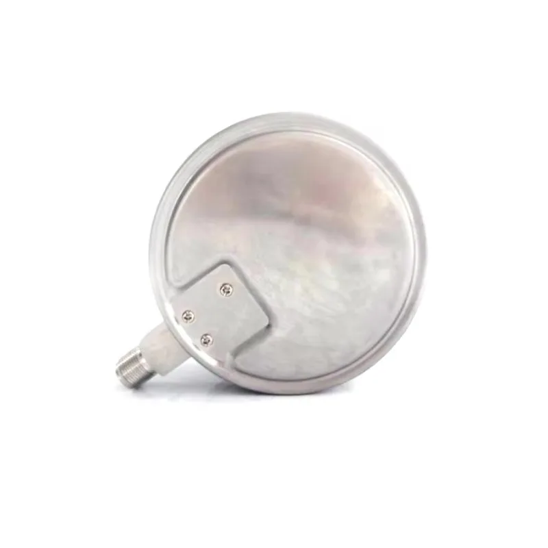 Double Scale Stainless Steel Capsule Pressure Gauge China 150mm Range 1.6-60KPa Measurement