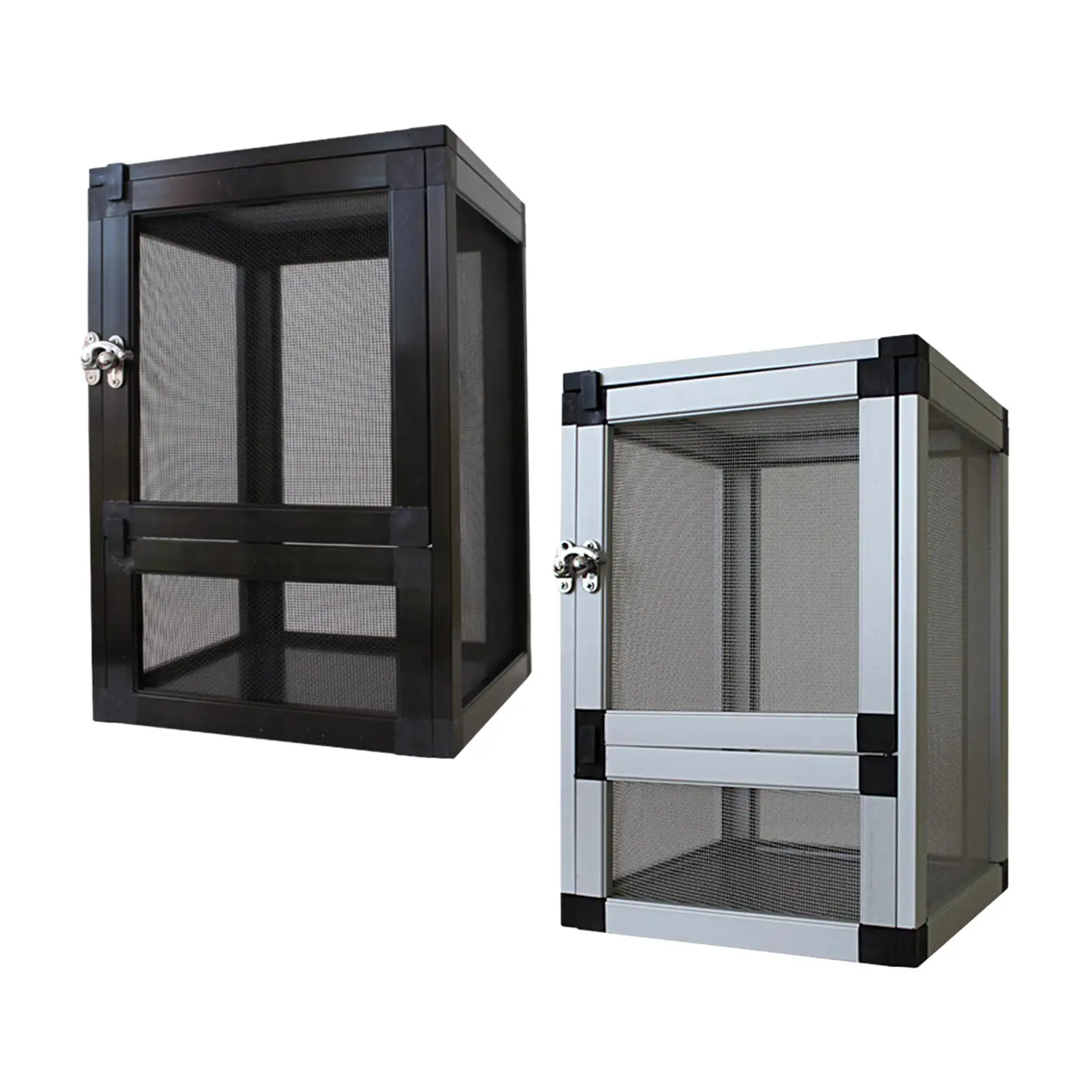 Breeding Box Reptile Tanks Air Screen Cages Reptiles Habitat Reptile Cage for Bearded Dragon Turtles Chameleons Gecko Gerbils