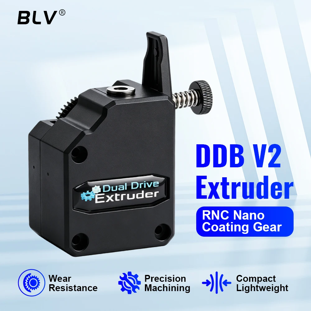 BLV®RNC Nano Coated Gear DDB Extruder V2.1 Bowden Extruder Dual Drive Extruder
