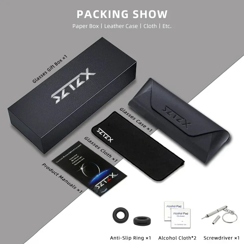 Sztzx-男性用の厚いアセテートの丸い老眼鏡,フォトクロミックリベット,カスタマイズ可能な眼鏡,レトロな近視フレーム,高品質