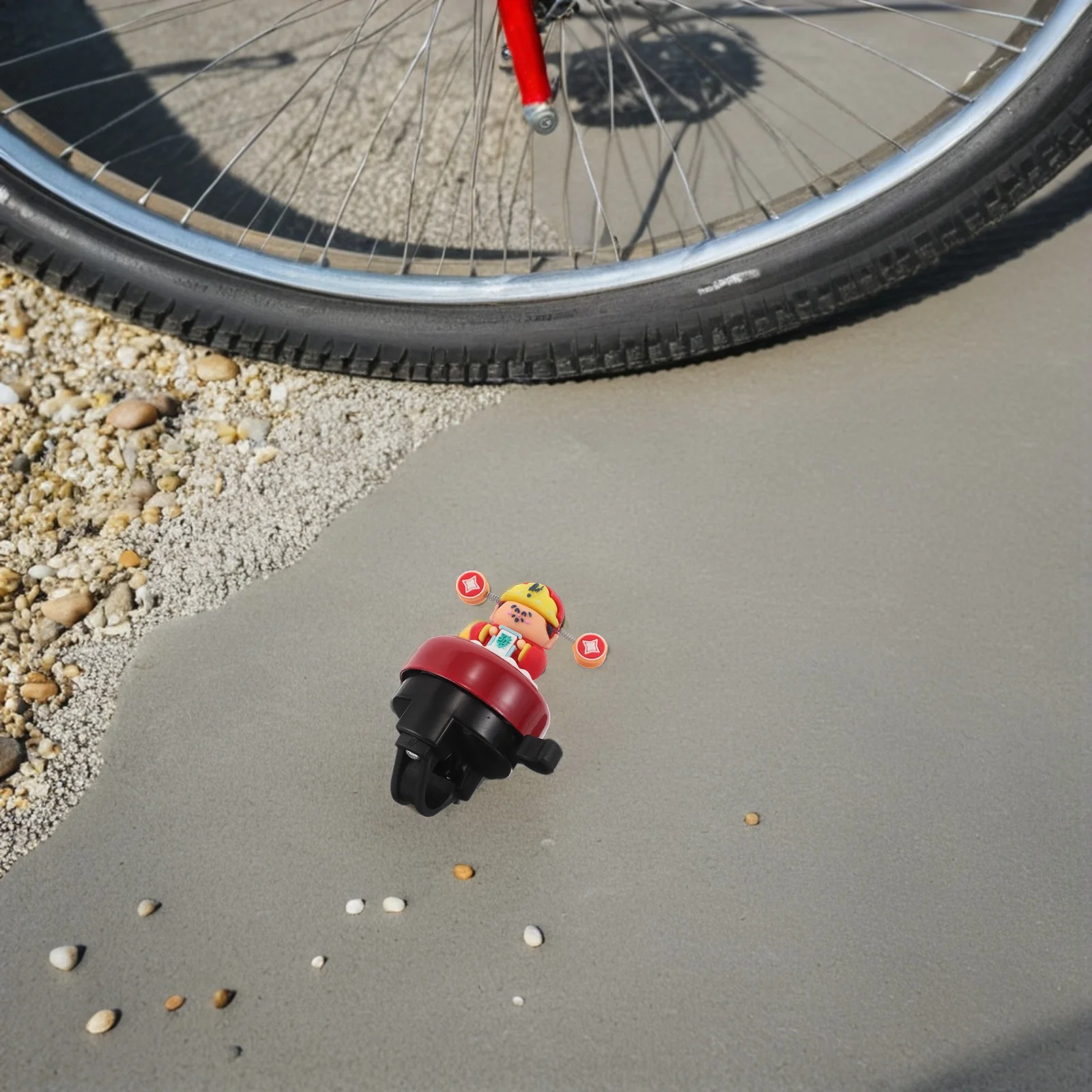 2Pcs Childrens Bicycle Bell Cute Cartoon Design Clear Alerting Sound Safe Cycling Gift Universal Compatibility Boys Girls