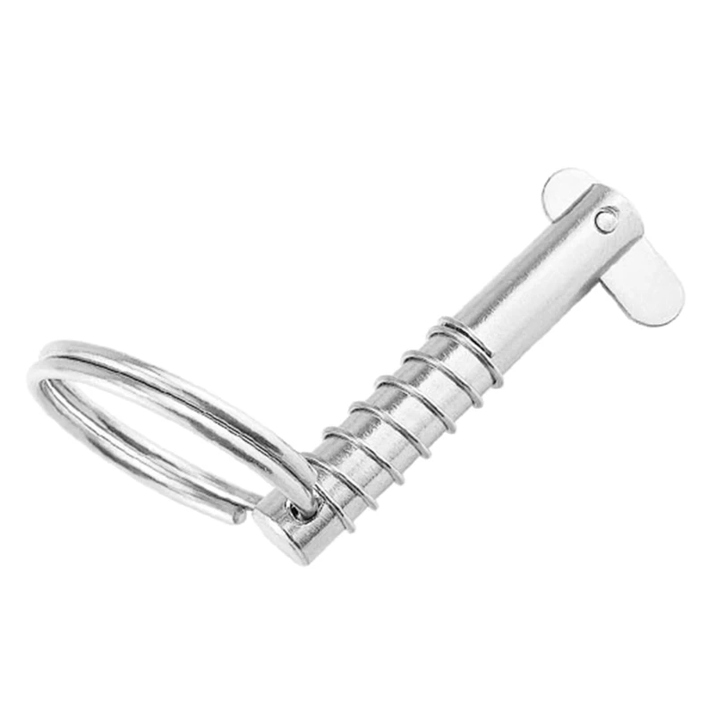 1 ชิ้น Marine Safety Pins Quick Release Pin พร้อม Drop & Spring, สแตนเลส