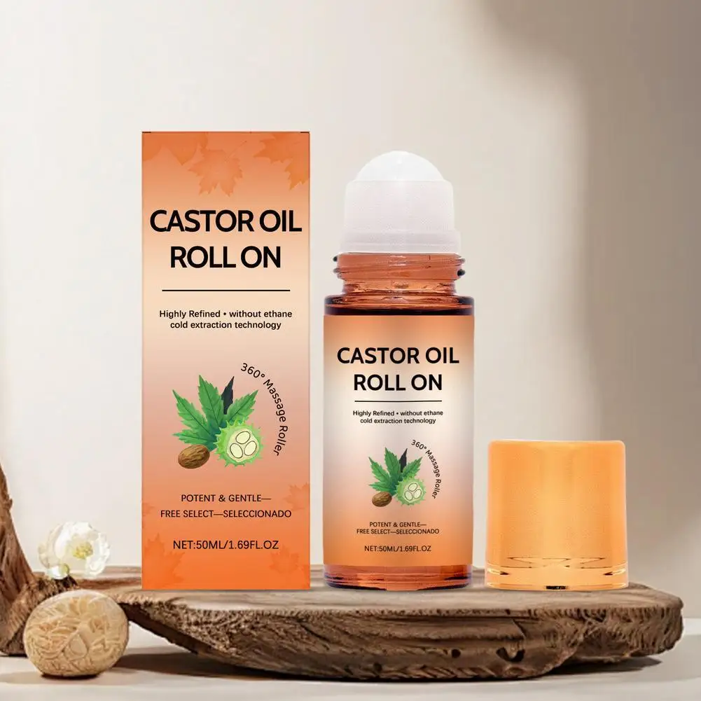 

50ml Organic Castor Oil Cold Pressed Massage Body Moisturizes Skin Nourish Pure Natural Carrier Oil Skin Care Oil