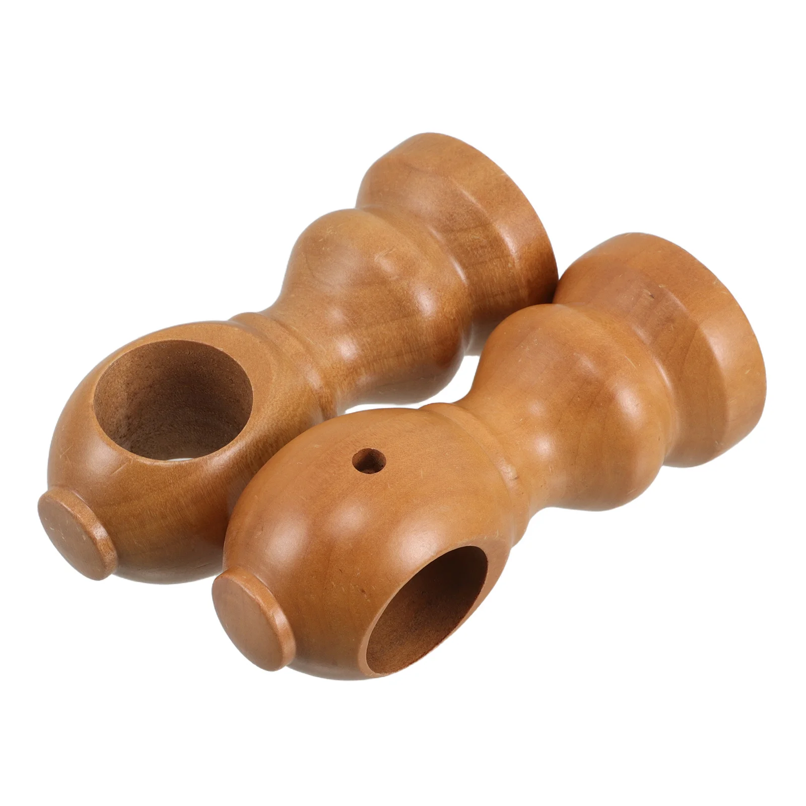 

1Set Wooden Curtain Rod Brackets Wall Mounted Roman Pole Bracket Heavy Duty Support for Bathroom Kitchen Living Room