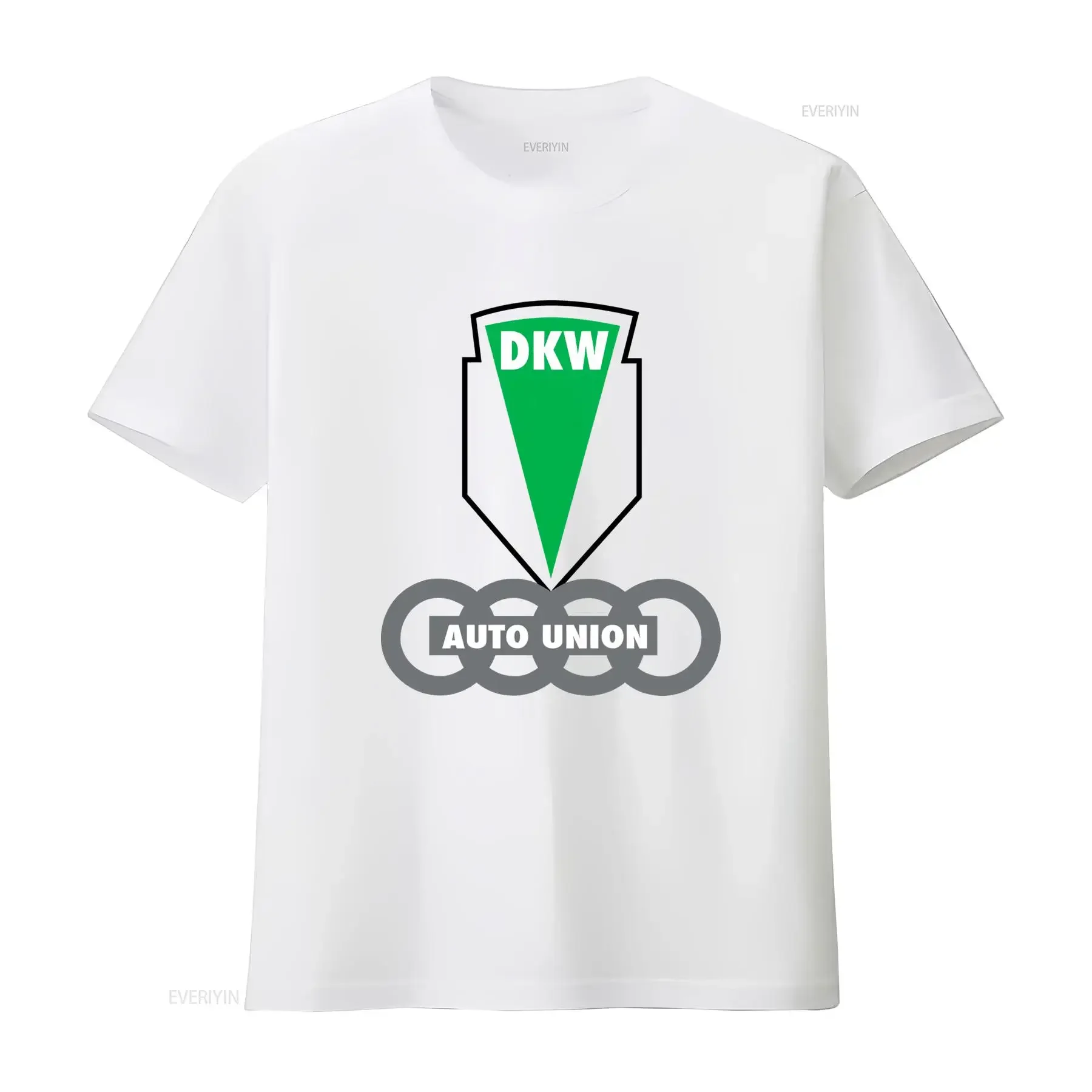 DKW Classic Motocycle Auto Union - Camiseta gris para hombre, diseño de logotipo retro, tallas S a 5XL, vintage, lavada, suave, unisex