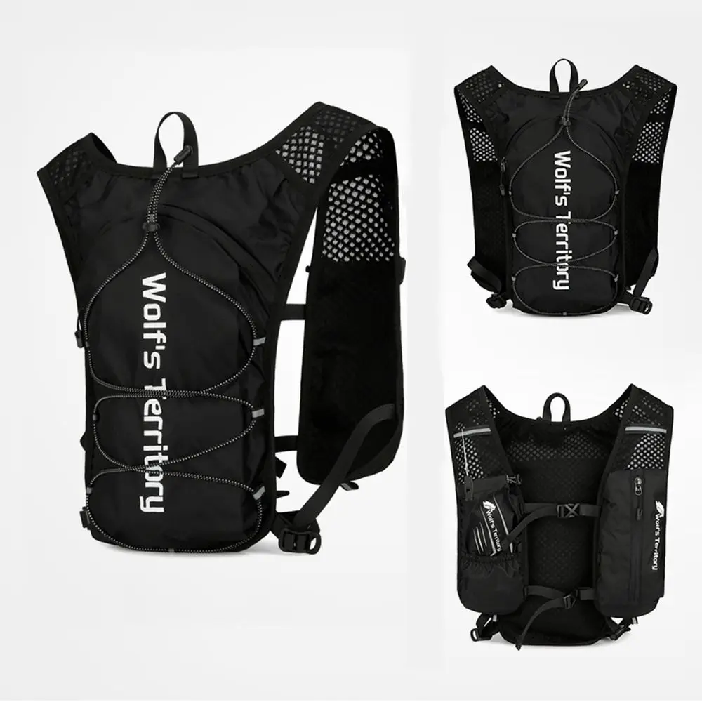 5L Marathon Hydrating Backpack Ultralight Breathable Hydration Vest Reflective Oxford Cloth Trail Running Backpack Running