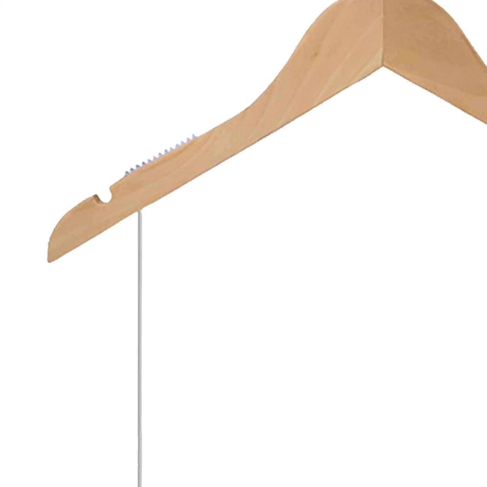 Wood Suit Coat Hangers Underwear Bra Clothespin 360 Degree Swivel Hook