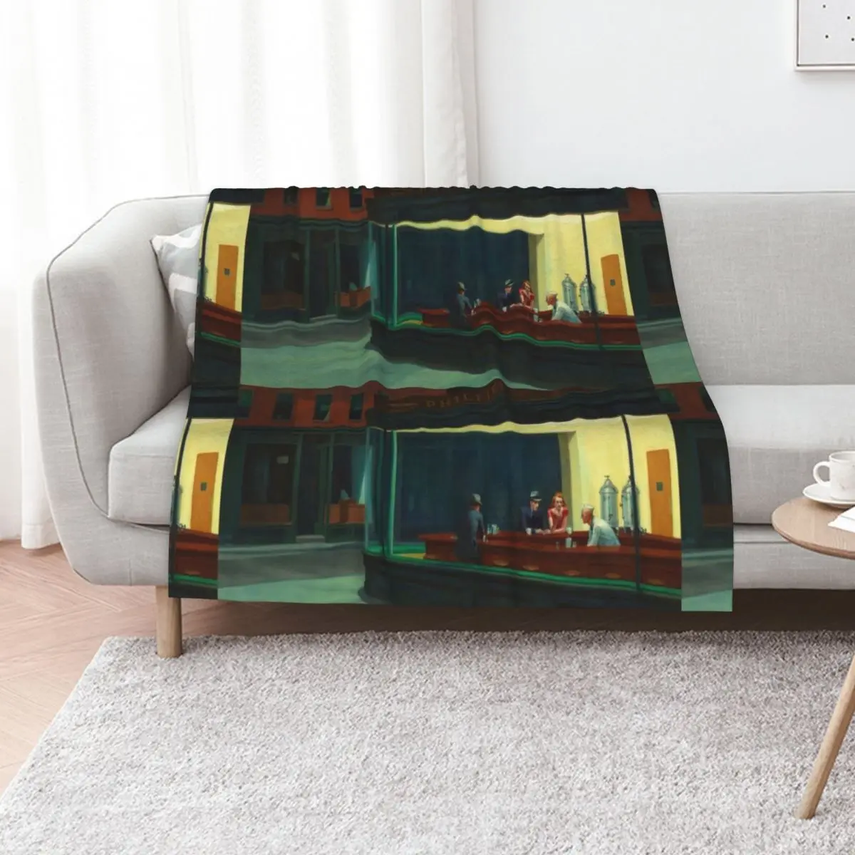 Nighthawks Throw Blanket Multi-Purpose bed plaid Fashion Sofas funny gift halloween Decorative Throw Blankets