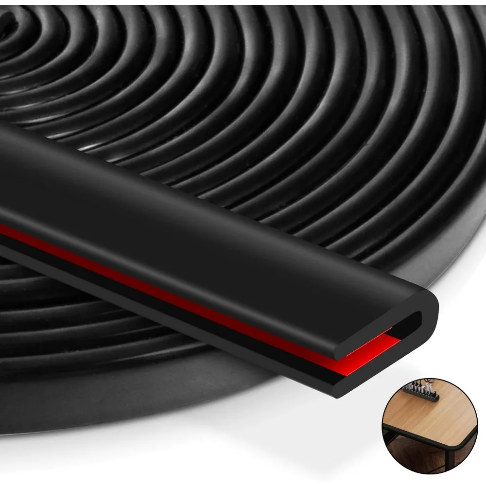 Protections de bord de porte de voiture en profilé en U, auto-adhésives et flexibles, imperméables, pour tôles, verre, portes de voiture, plaques d'acier, bords de table