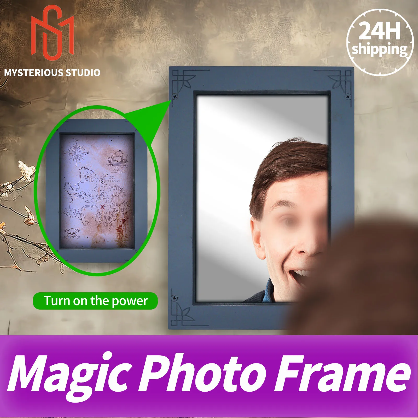 

Mystery Studio Escape Room Prop Magic Mirror Prop 1987