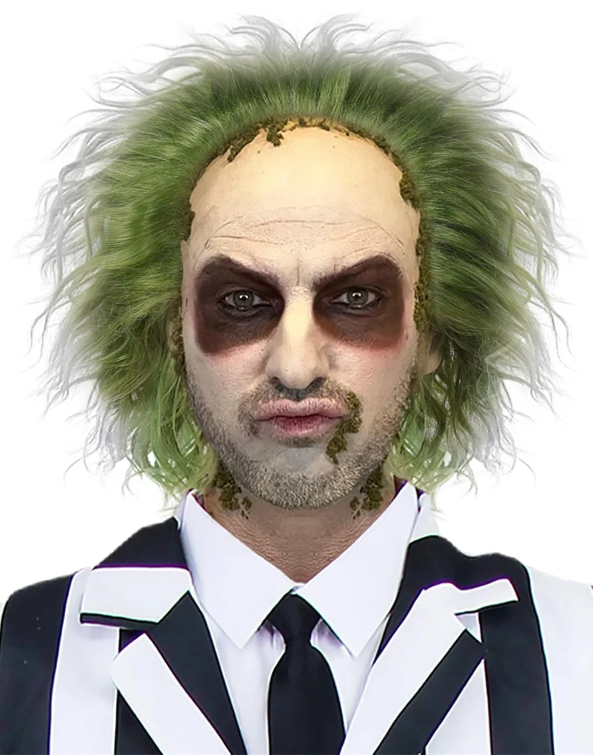 

Зеленый синтетический парик клоуна с лысой шапкой, короткий кудрявый пышный волнистый парик для вечеринок, косплея, Хэллоуина, для мужчин и женщин