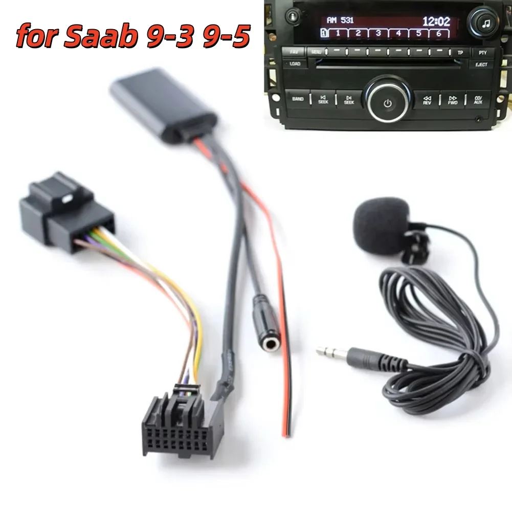 

Для Saab 9 3 9-5 автомобильный Bluetooth-совместимый музыкальный плеер аудиоприемник Handfree телефон Mp3 Aux в адаптере кабельные модули
