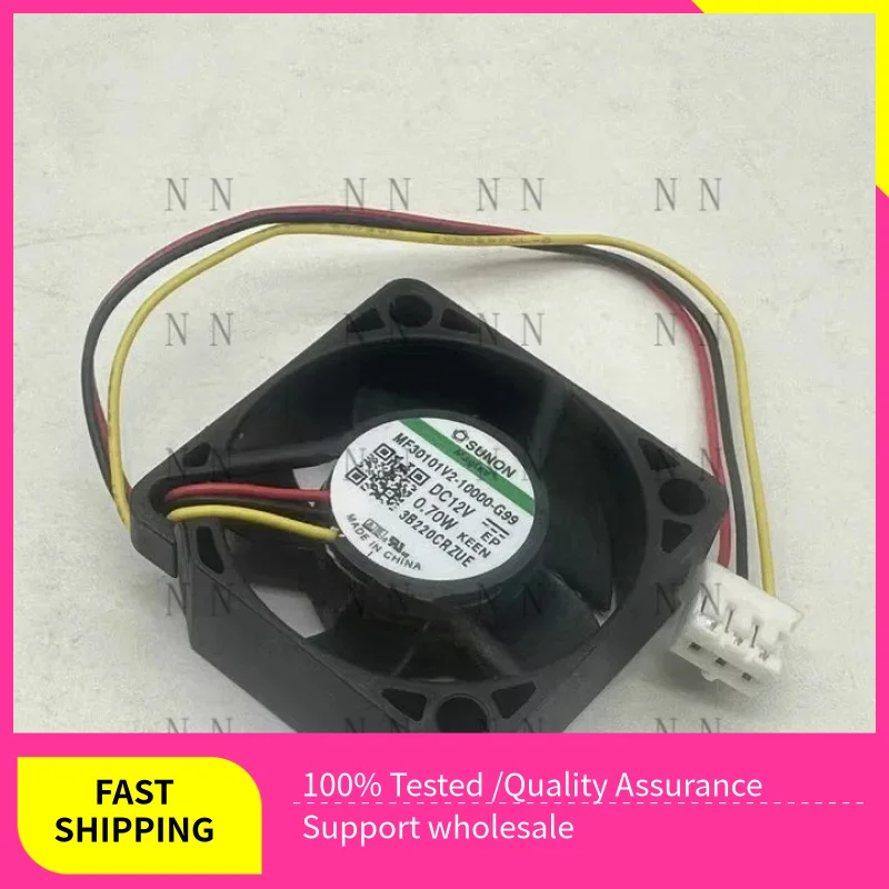WEP  NEW FOR SUNON 3010 MF30101V2-10000-G99 DC12V 0.70W 30*10MM Cooling fan