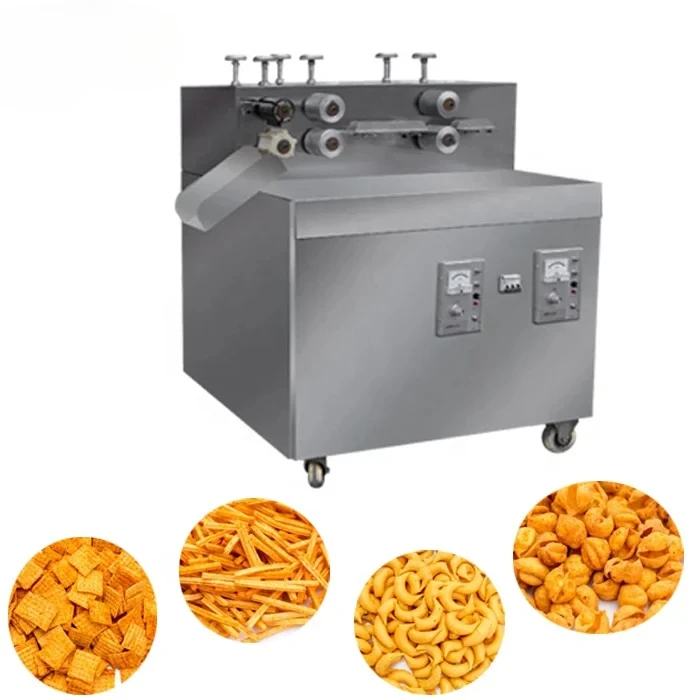 Automatic Frying Snack Food Production Line Making Machine Fry Snacks Pellet Fried Snack Chips Processing