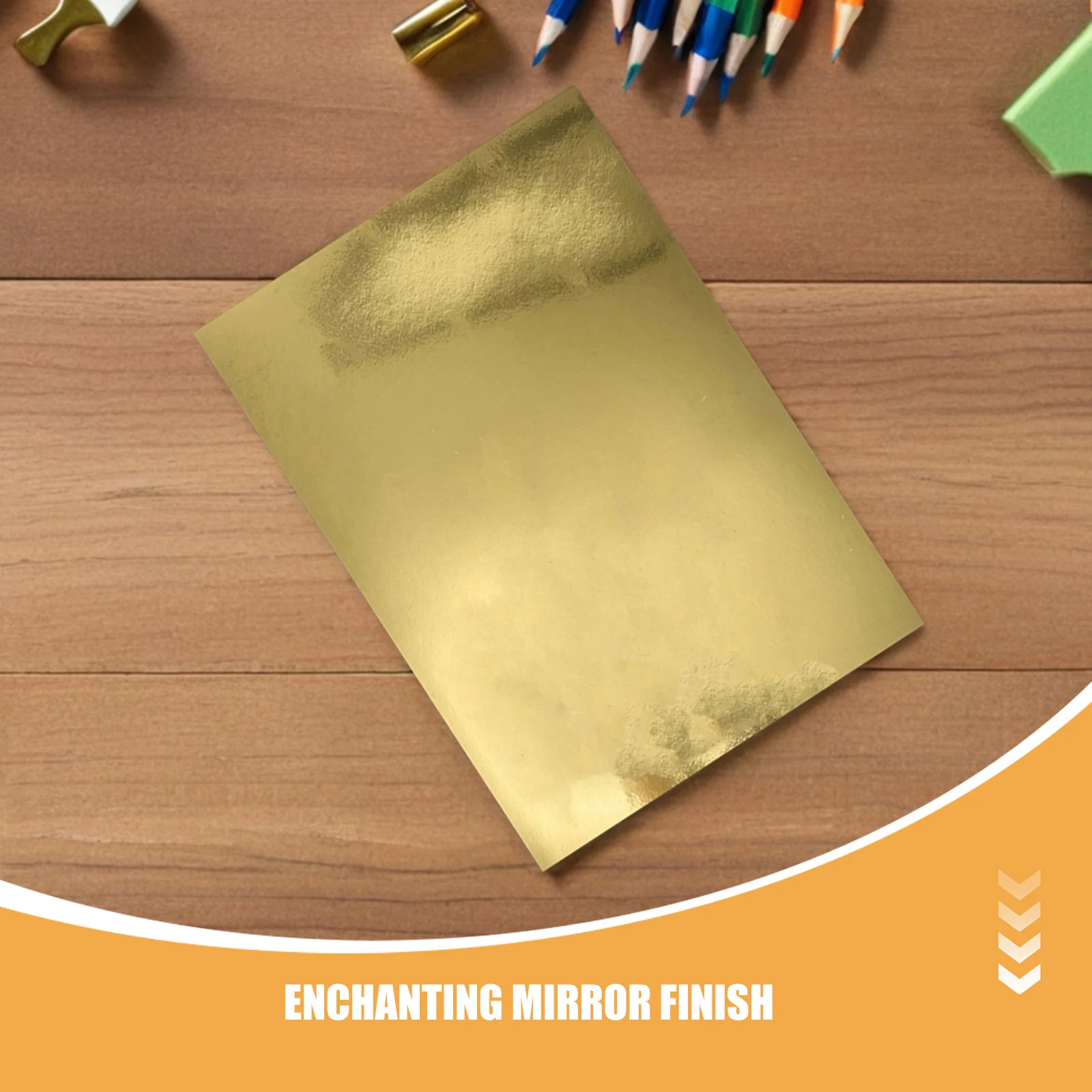 70 قطعة بطاقات مرآة ذهبية ورق معدني الملمس A5 ورقة DIY بها بنفسك ورقة الحرف بطاقة صنع لوازم سكرابوكينغ