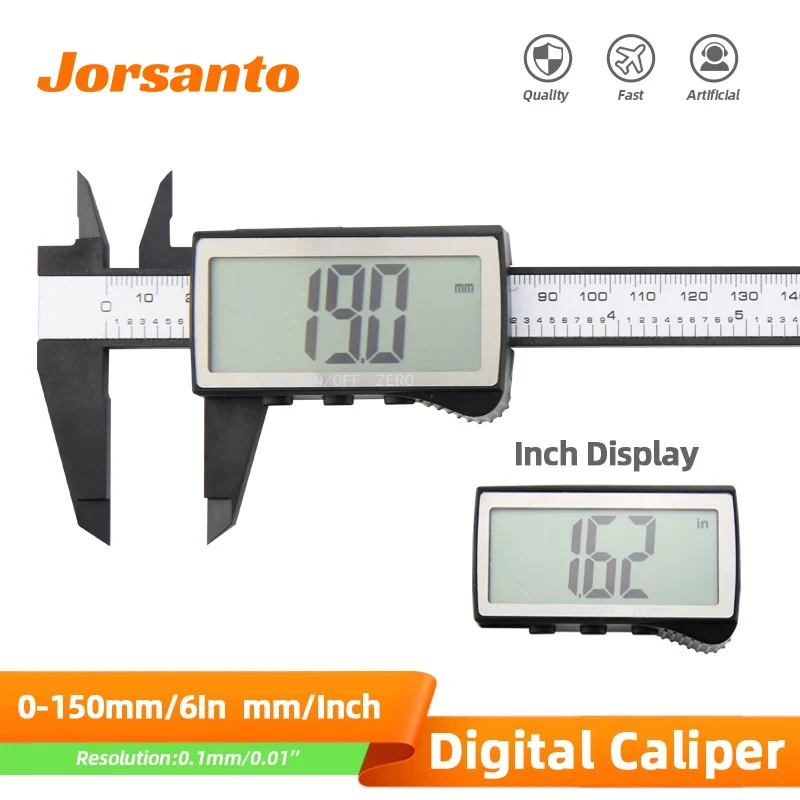 Электронный штангенциркуль с нониусом, цифровой штангенциркуль с ЖК-дисплеем, цифровой фотометрический Калибр 100 мм Электронный штангенциркуль с нониусом, цифровой штангенциркуль с ЖК-дисплеем, цифровой фотометрический Калибр 100 мм