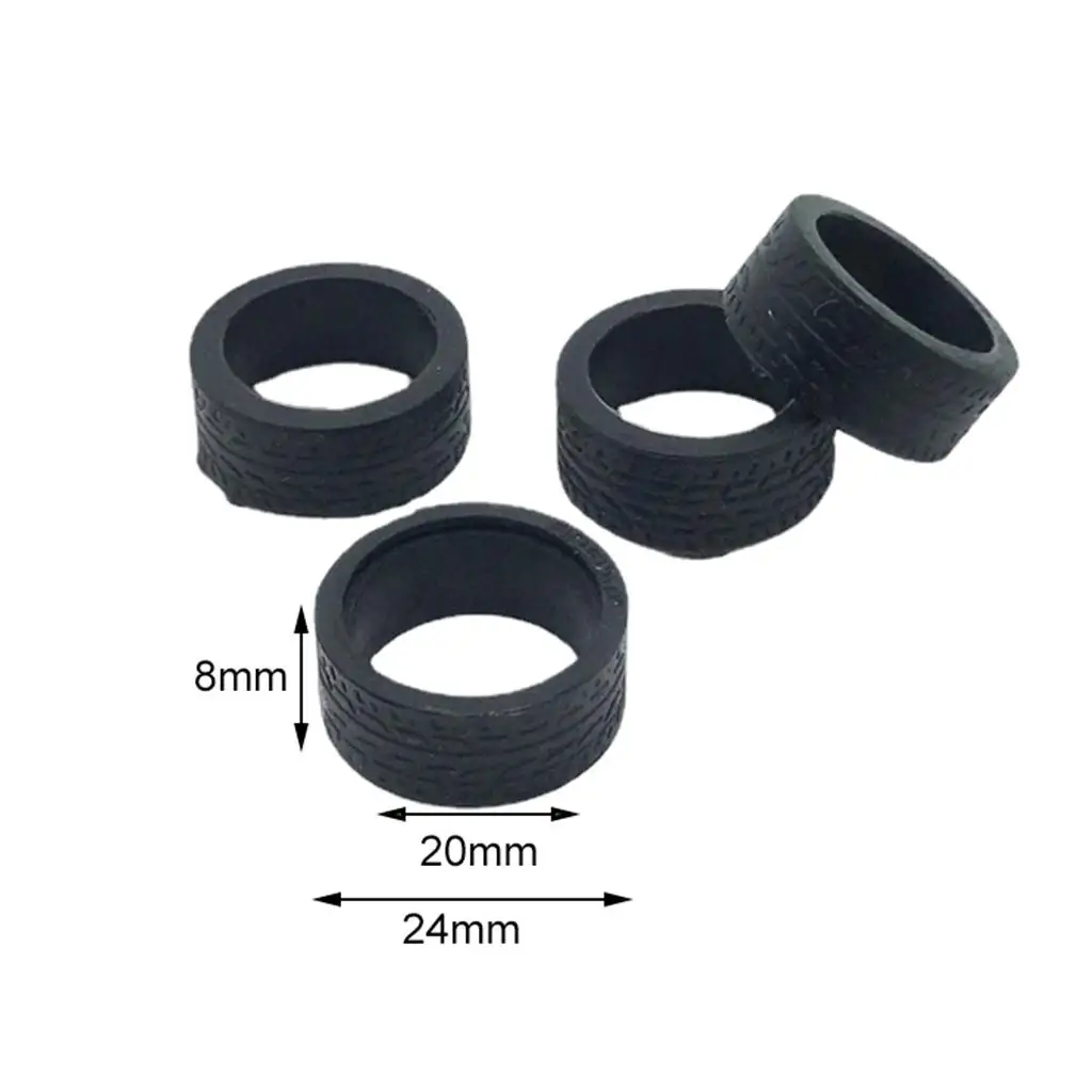 Racing Car Rubber Tires Wheel Tyres for WLtoys K999 P929 1/28 Scale Racing Car Hobby Model