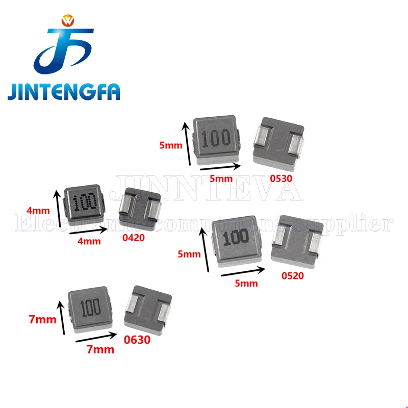 10PCS SMD Molding Power Inductors 0420 0530 0630 1uH 2.2uH 3.3uH 4.7uH 6.8uH 10uH 15uH 22uH 47uH 68uH 33uH 100uH 4R71040 1265