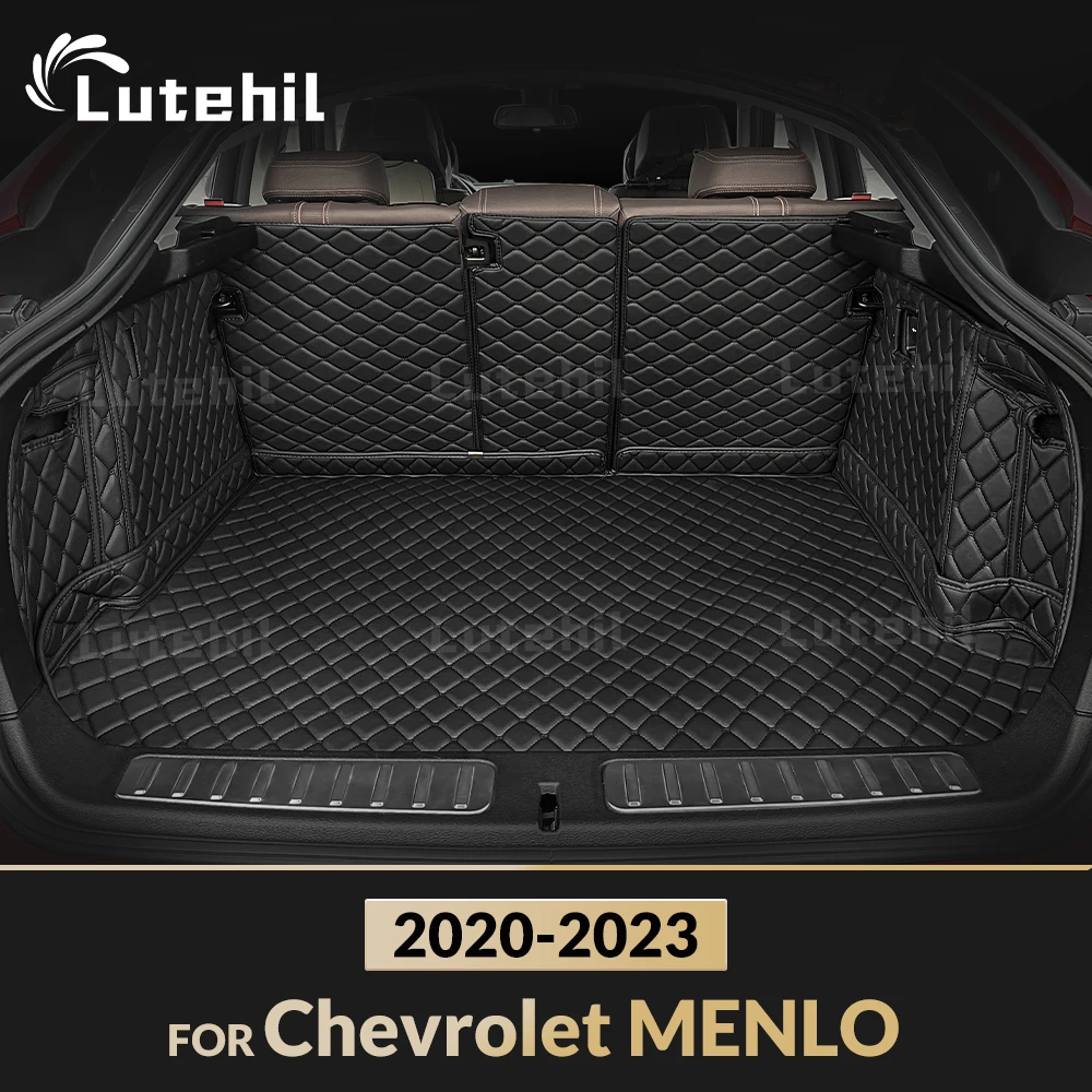 

Для Chevrolet MENLO 2020-2023 автоматический полный коврик для багажника Lutehil, чехол для багажника автомобиля, подкладка для багажника, аксессуары для интерьера