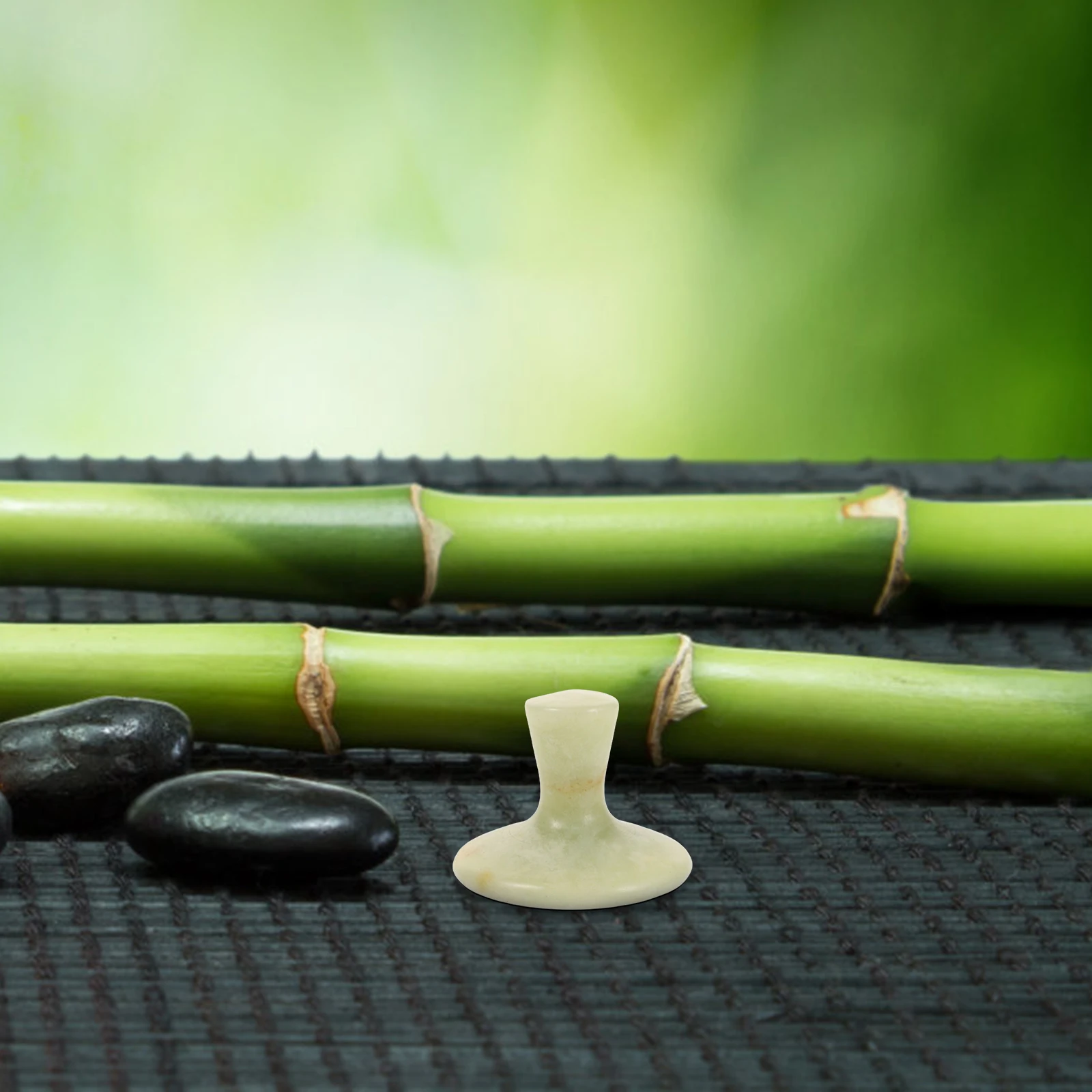 

Beauty Massage Facial Gua Sha Tool Mushroom Natural Stone Hot Cold Compress Portable Face Roller Guasha Tool Face Massage