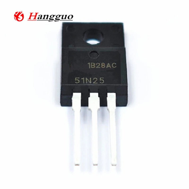 10pcs/Lot Brand  new original   FDPF51N25 FDPF51N25YDTU TO-200F Field Effect Tube MOSFET 51A 250V