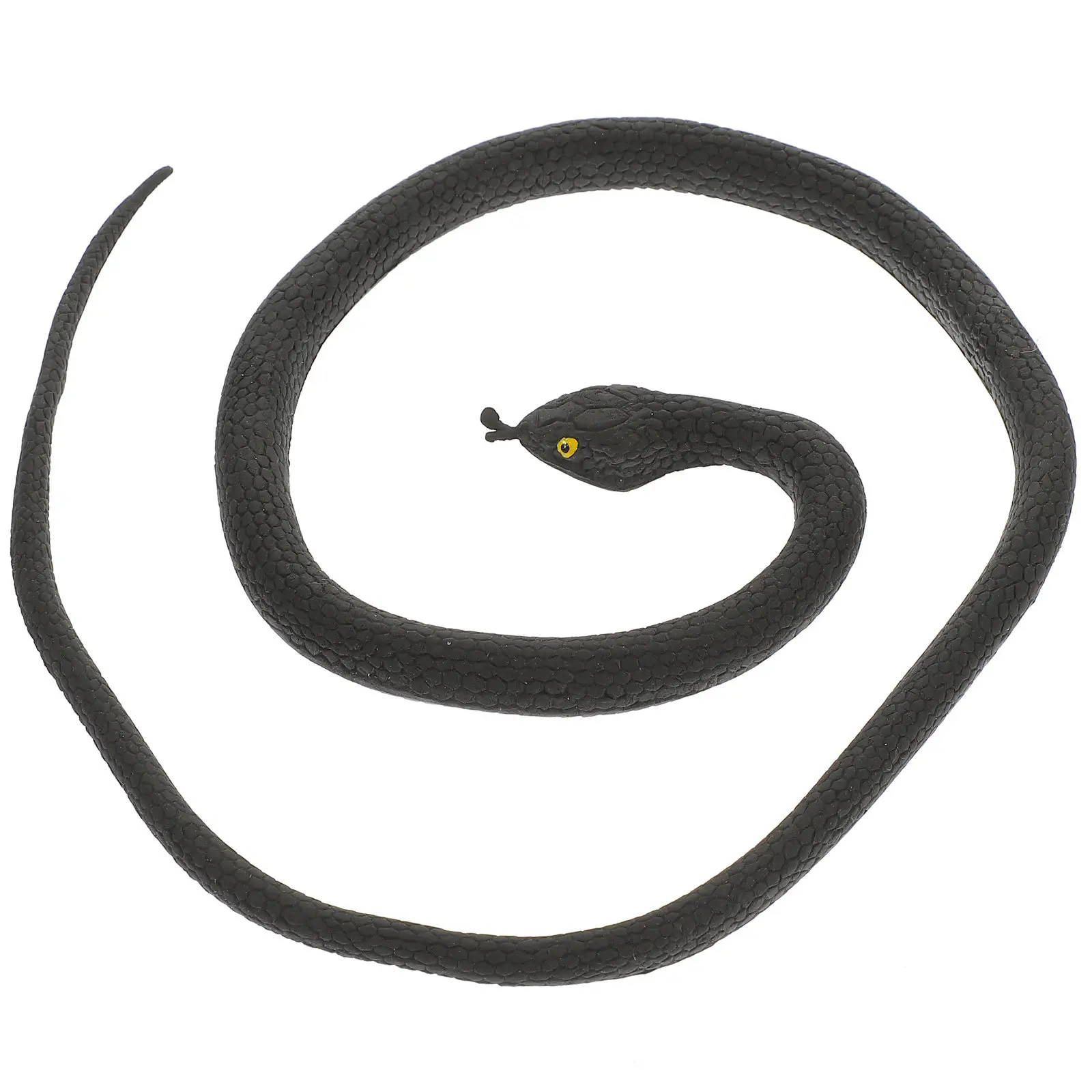 Detailed Realistic Snake Ornament Simulation Reptile Decoration for Scare Pranks Party Tricks Stage Props Garden Bedroom Table
