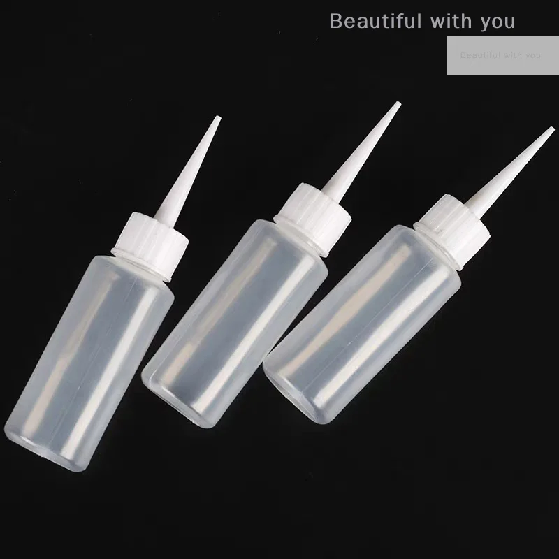 Empty Glue Bottle With Needle DIY Craft Precision Tip Applicator Bottle Tip Mouth Bottle Glue Bottle Squeeze Bottle