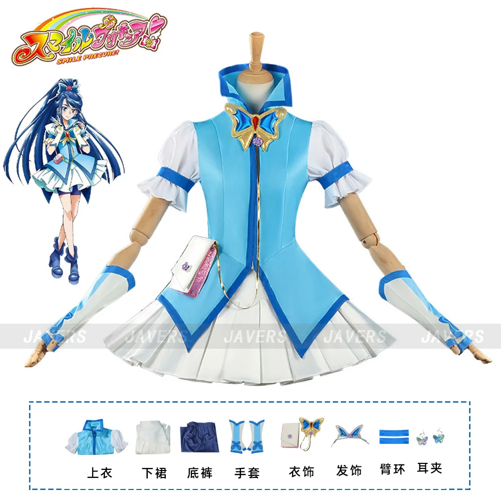 

Костюм для косплея по аниме Yes! Precure 5GOGO: платье-униформа Миназуки Карен, пальто, наряд для женщин и девочек, для Хэллоуина, для ролевых игр
