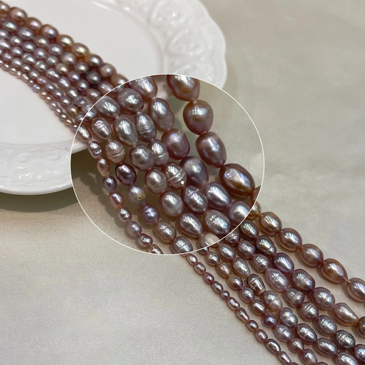 AA Rice Pearl Natural Freshwater Isolation Pearl For Jewelry Making DIY Necklace Bracelet Chains Earrings Accessory