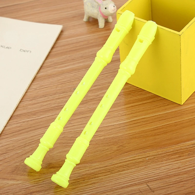 6 Stuk Lytwtw Klarinet Creatieve School Office Gel Pennen Fluit Leuke Kawaii Levert Briefpapier Gift Zoete Mooie Muzikale Pennen