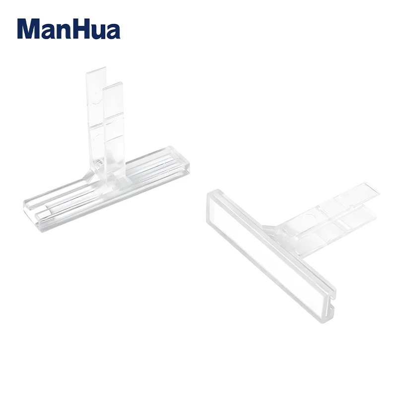 ManHua 10Pcs KLM-A Markers Terminal Strip Marking Holder For E/UK End Clamp Din Rail Accessories Adjustable Marker Carrier