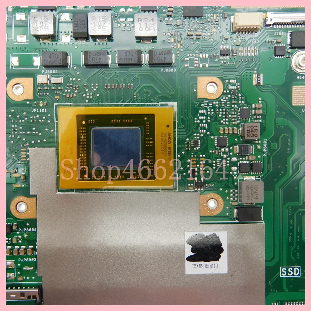 Imagem -03 - Placa-mãe Portátil para Asus Vivo Livro X421ua R55500u Cpu 8gb 16gb de Ram X421ua X521ua M433ua M533ua X421uay Mainboard