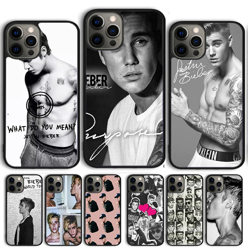 Cute Fashion Justin Bieber Phone Case Cover For iPhone 15 16 14 13 12 Pro Max mini 11 Pro Max XS XR Plus Coque Shell