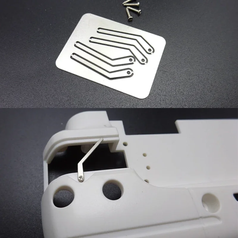 Metal Front of The Car Headlight Wipers Etching for 1/14 Tamiya RC Truck Scania R620 470 Diy Parts