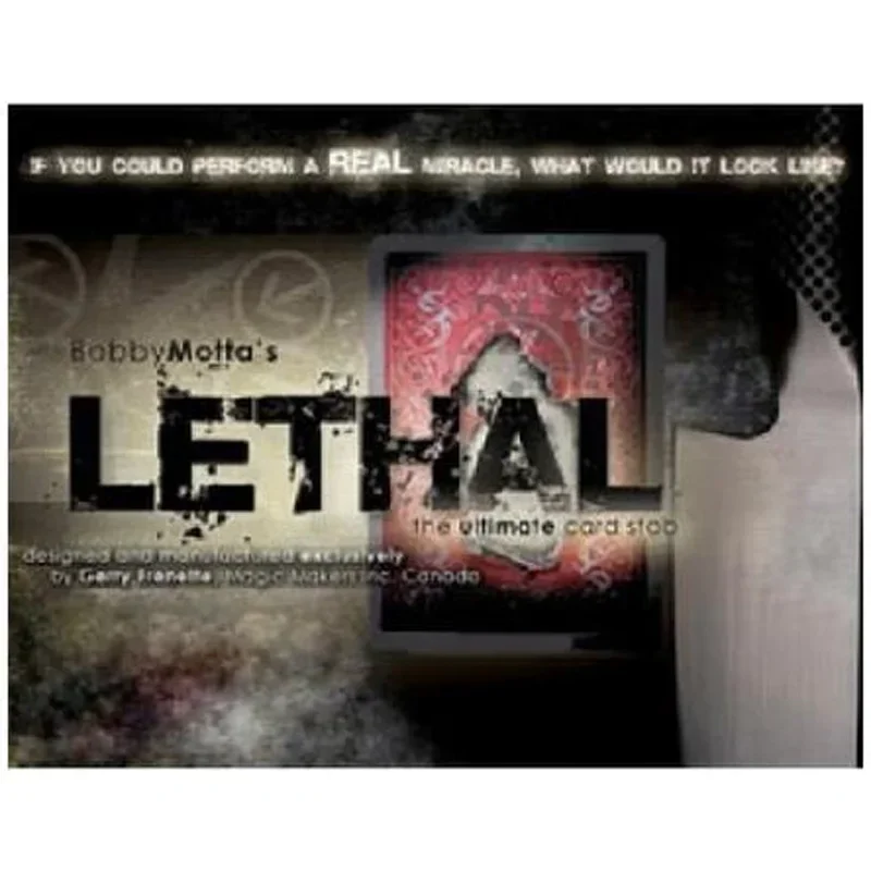 Lethal By Bobby Motta Mentalism Magic Tricks,Magia Accessories Stage Magic Props Illusions Professional Magician Gimmicks Adult