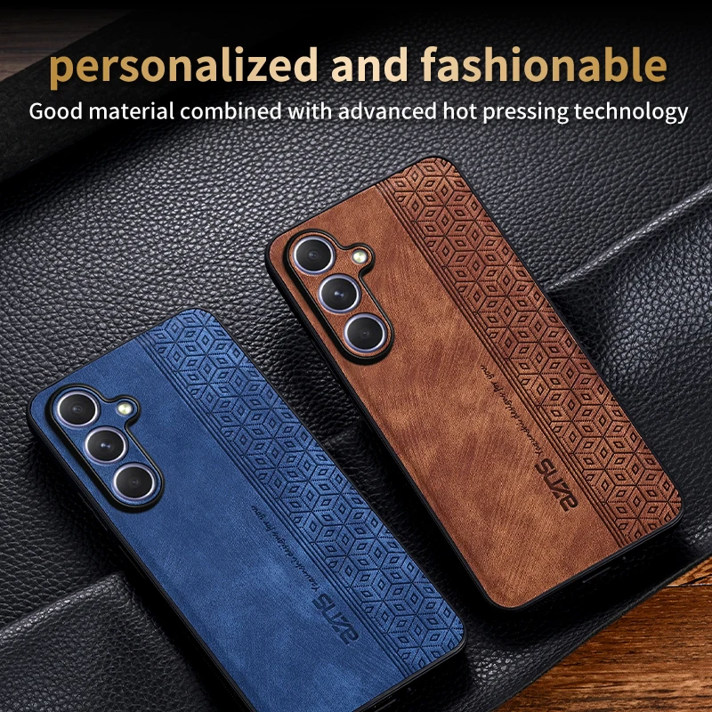 For Samsung Galaxy S25 Чехол для back cover Skin Feel Shockproof Matte Leather Case Soft Funda For Samsung Galaxy S25 PLus Ultra