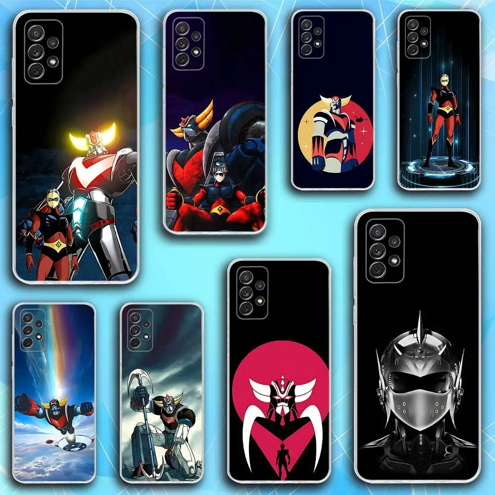 

Robot Comics G-Goldrake Phone Case For Samsung S30,23,21,22,20, FE lite,S10,9,8,7 PIus Note20ultra Soft Transparent