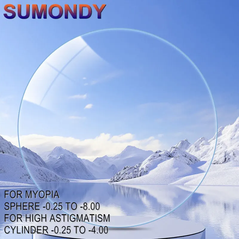 

специальные аспheric prescription линзы индивидуальные для высокого астигматизма -2.25 до -4.00 и близорукость сфера -0.25 до -8.00 G614