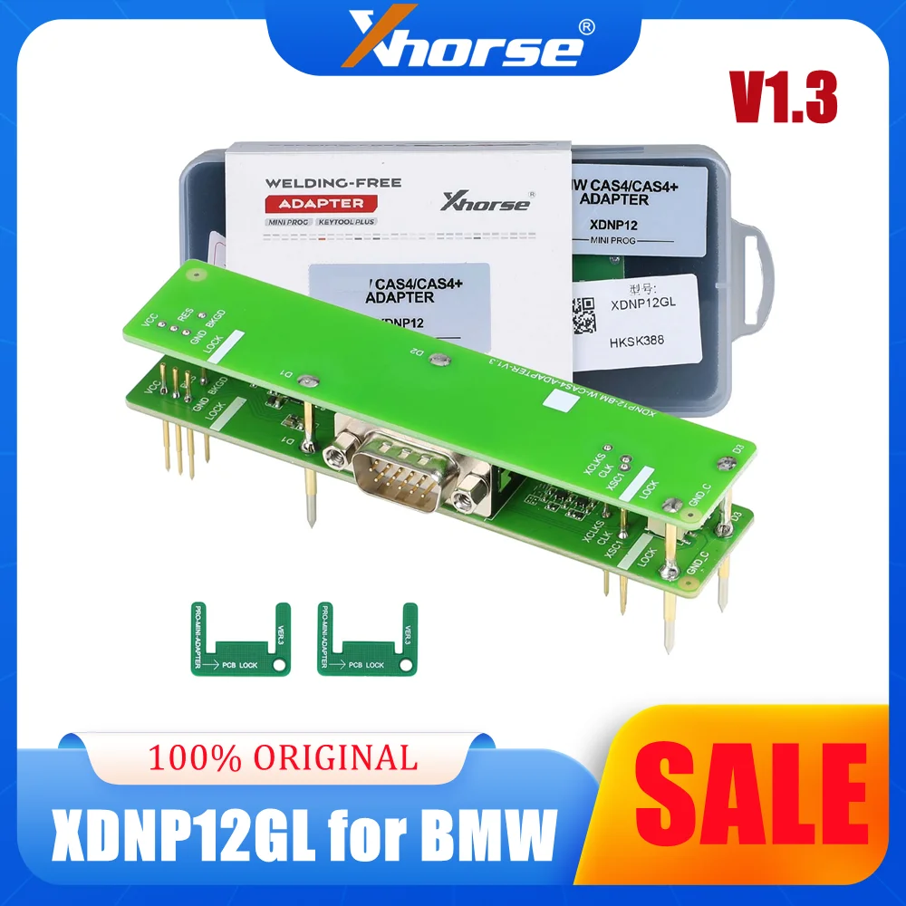 XHORSE XDNP12GL for BMW CAS4/CAS4+ Adapter V1.3 (No Soldering)  work with Mini PROG / KEY TOOL PLUS Key Programmer