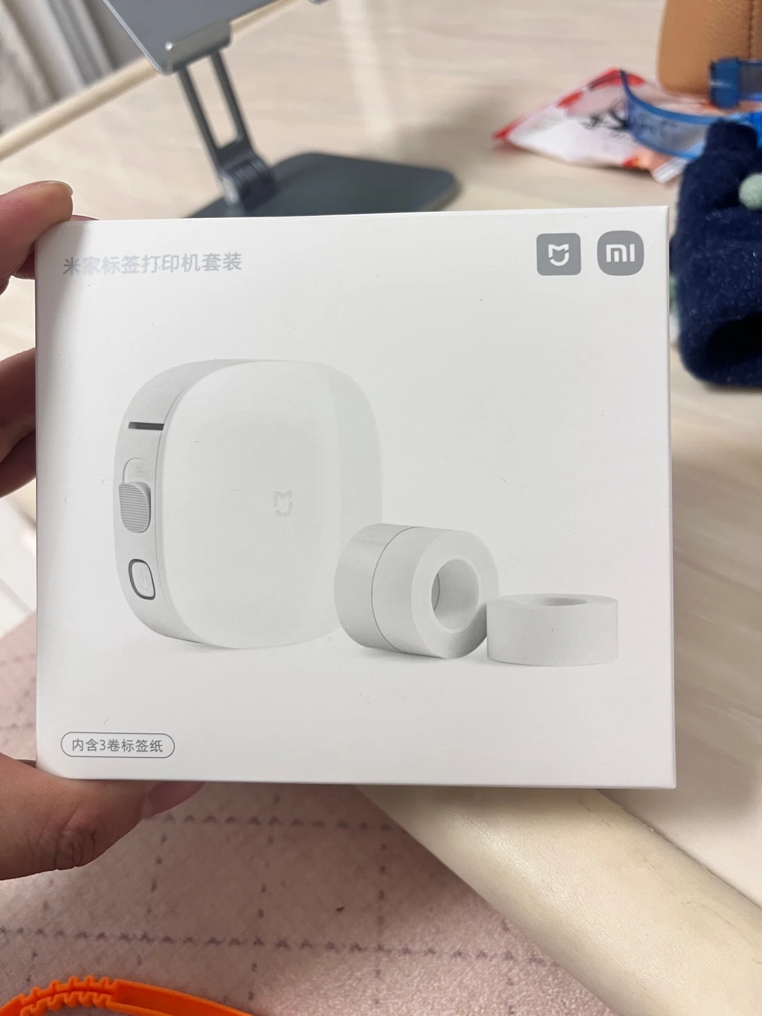 Xiaomi-Mijia Máquina Inteligente Label Maker, Mini Bolso Impressora Térmica, Sem fio, Tudo em um, DIY, Data, Adesivo para Mihome App