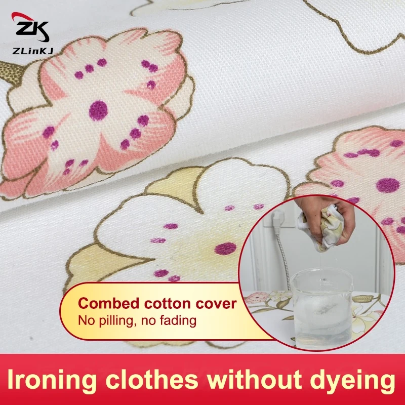 1pc 120x38cm Ironing Board Cover Scorch Resistant, Extra Thick Cotton Iron Cover With Padding Heat Reflective Heavy Duty Pad