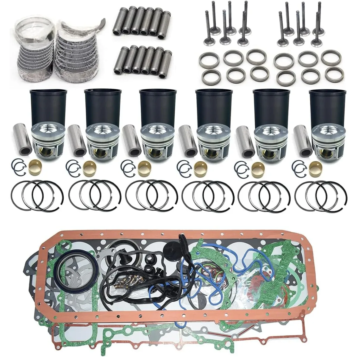 Комплект для капитального ремонта двигателя для грузовика Hino J08E 238 268 338
